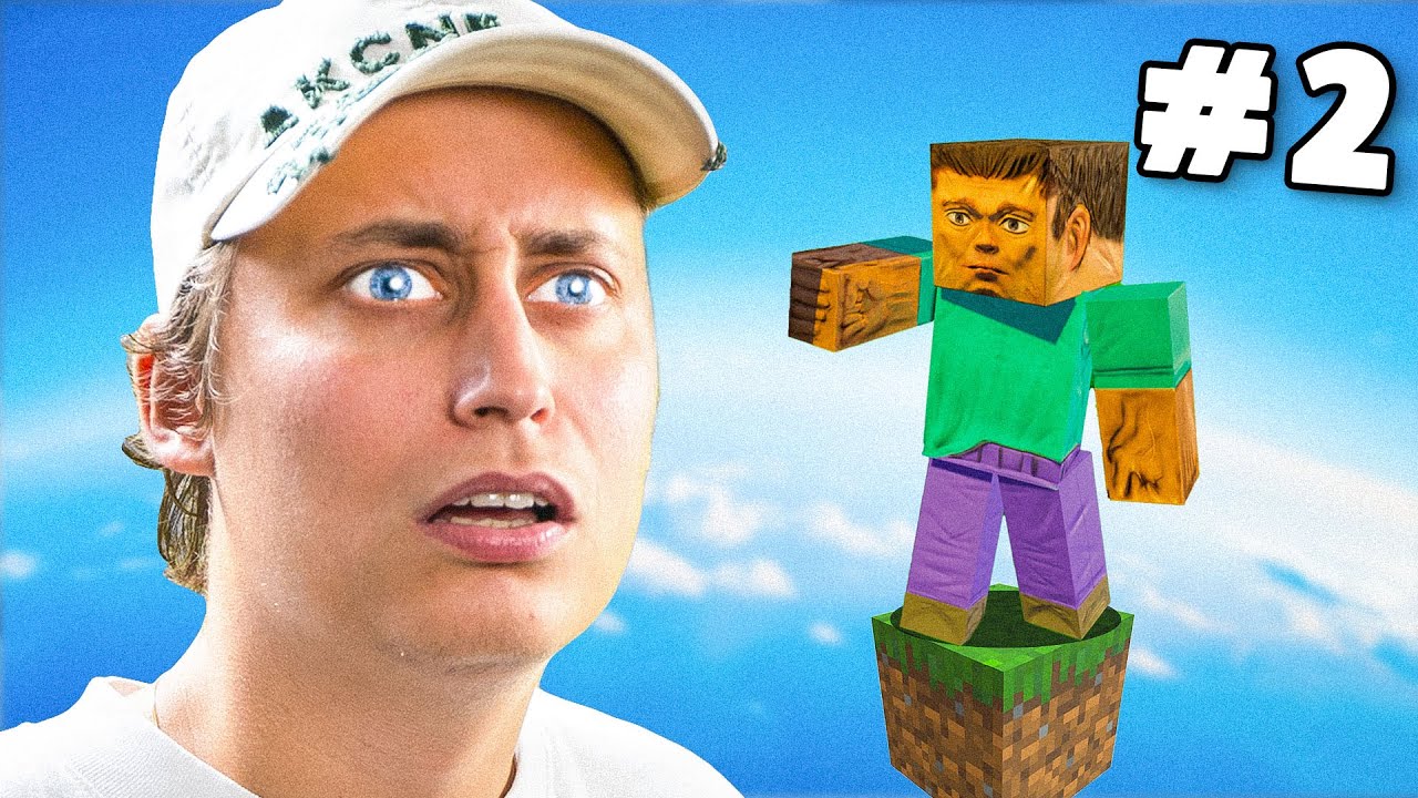 MINECRAFT FAST DET ÄR PÅ 1 BLOCK (VICTOR FÅR INTE VARA MED)