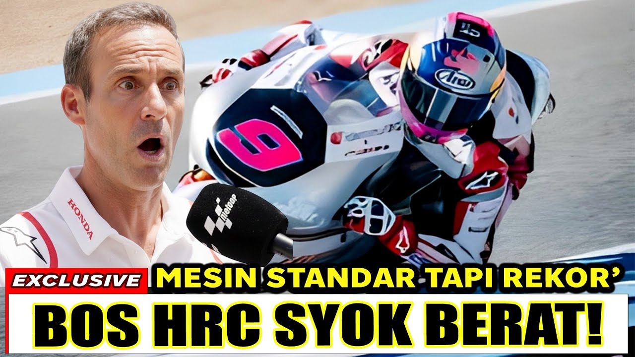  DETIK-DETIK BOS HRC TERPANA‼️  Veda Ega Buktikan Skill di Atas Mesin Biasa, Rider Eropa Lewat‼️