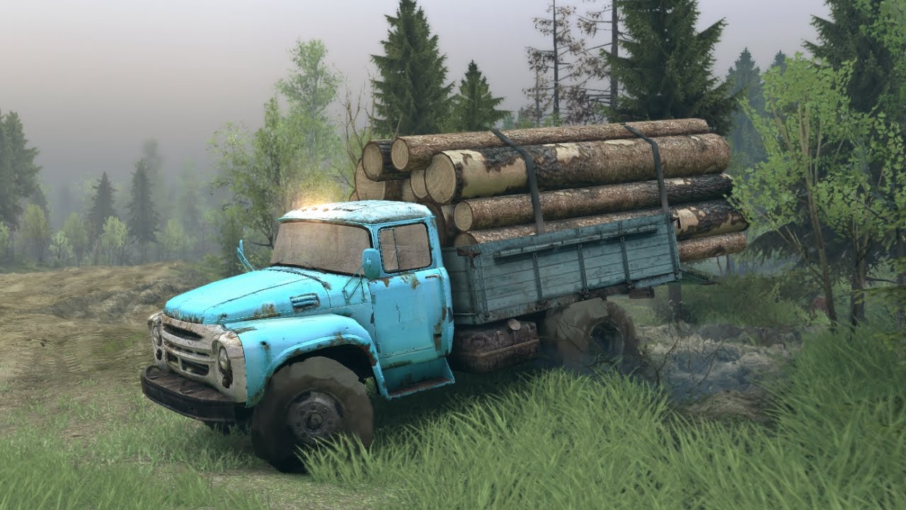 SpinTires - ZIL 130 + Small logs