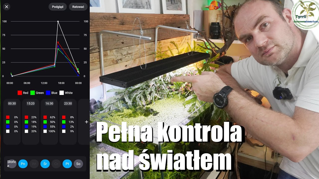 Sinkor Maister   najlepsza z serii. Oświetlenie do akwarium.