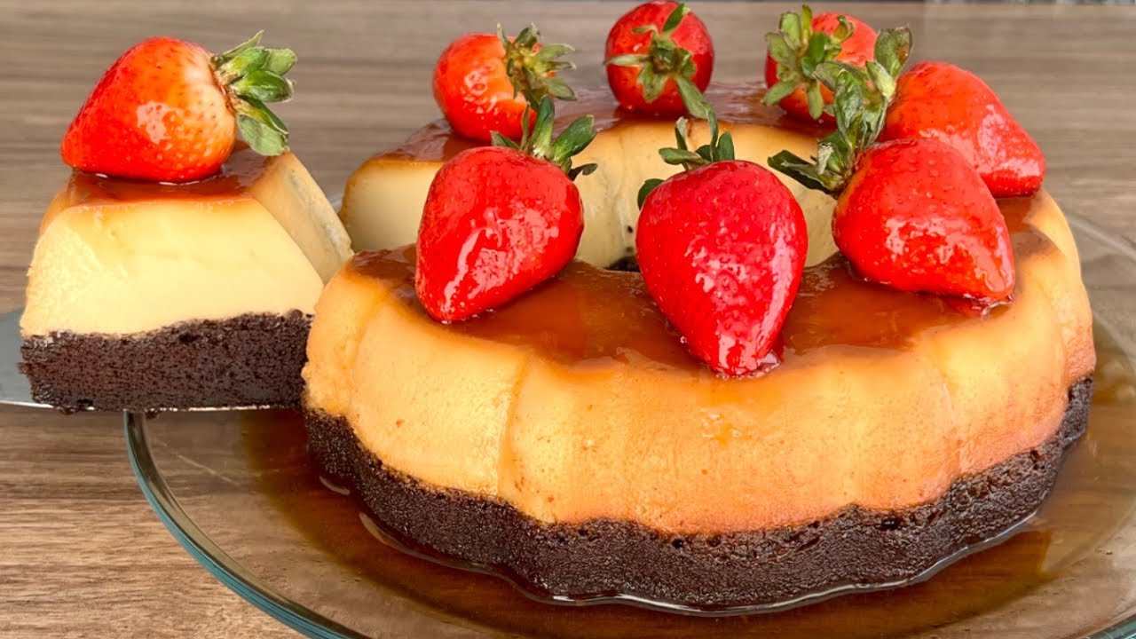 CHOCOFLAN PERFECTO CON PASTEL DE CHOCOLATE CASERO + brillo para frutas | POSTRES CON IXCHEL