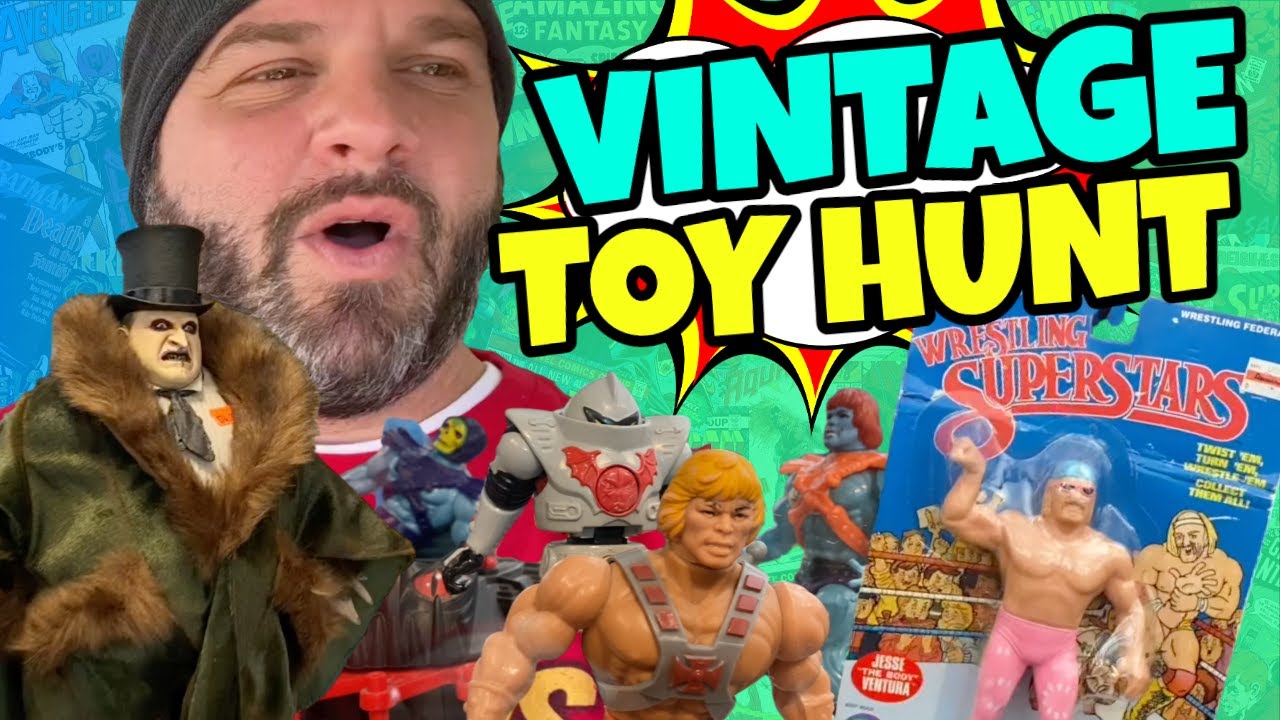 Vintage Toy Hunting! MOTU, Marvel, TMNT, Godzilla, GI Joe ARAH, Real Ghostbusters, WWF, Transformers