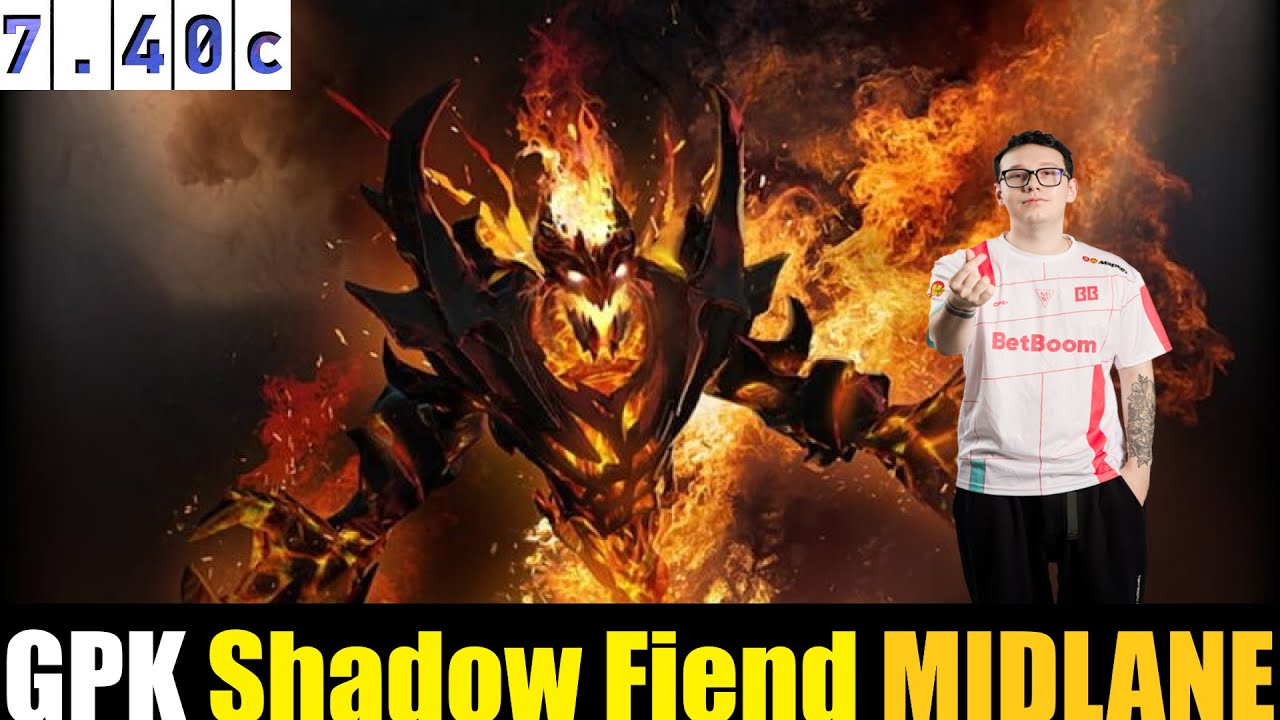 GPK [Shadow Fiend] MID 7.40c - DOTA 2 HIGHEST MMR MATCH