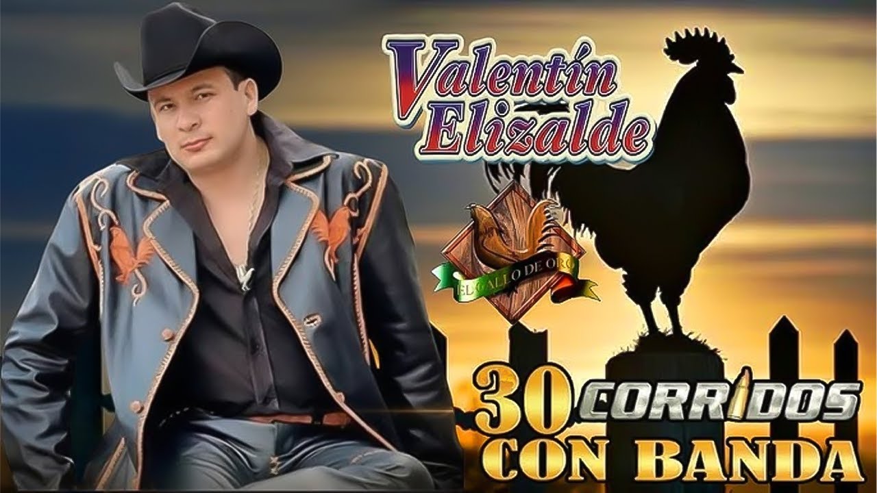 Valentin Elizalde Mix Corridos Con Banda - 40 Grandes Exitos De Valentine Elizalde