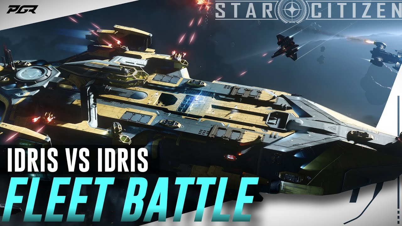The Most INTENSE Idris Vs Idris Fleet Battle(PVP) - Star Citizen