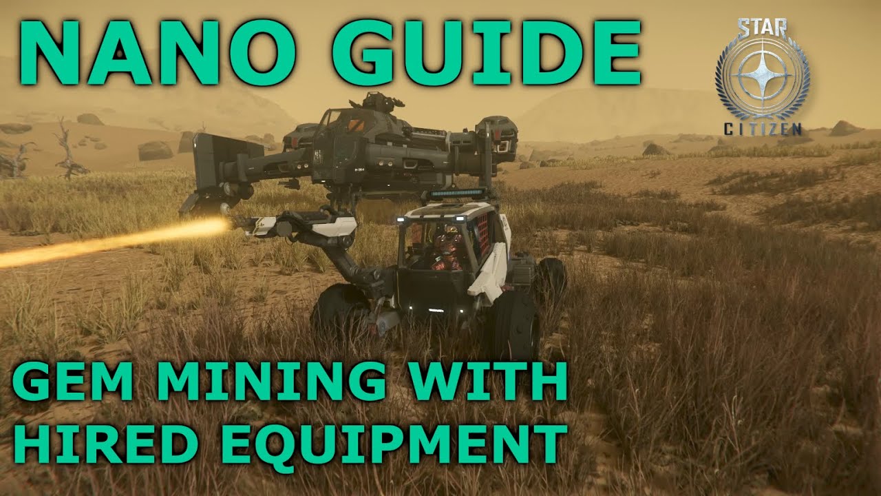 Star Citizen 3.23.1 - Beginner's Guide - Gem Mining by Hiring a ROC and Cutlass Black