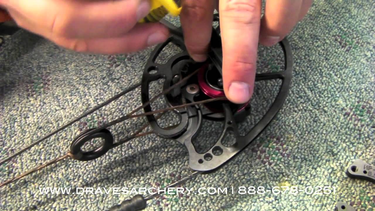 How to Change Draw Modules on the Mathews Monster Bows by Draves Archery