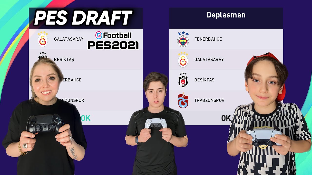 ANNEMLE PES 2021 KAPIŞMASI !! (PES DRAFT)