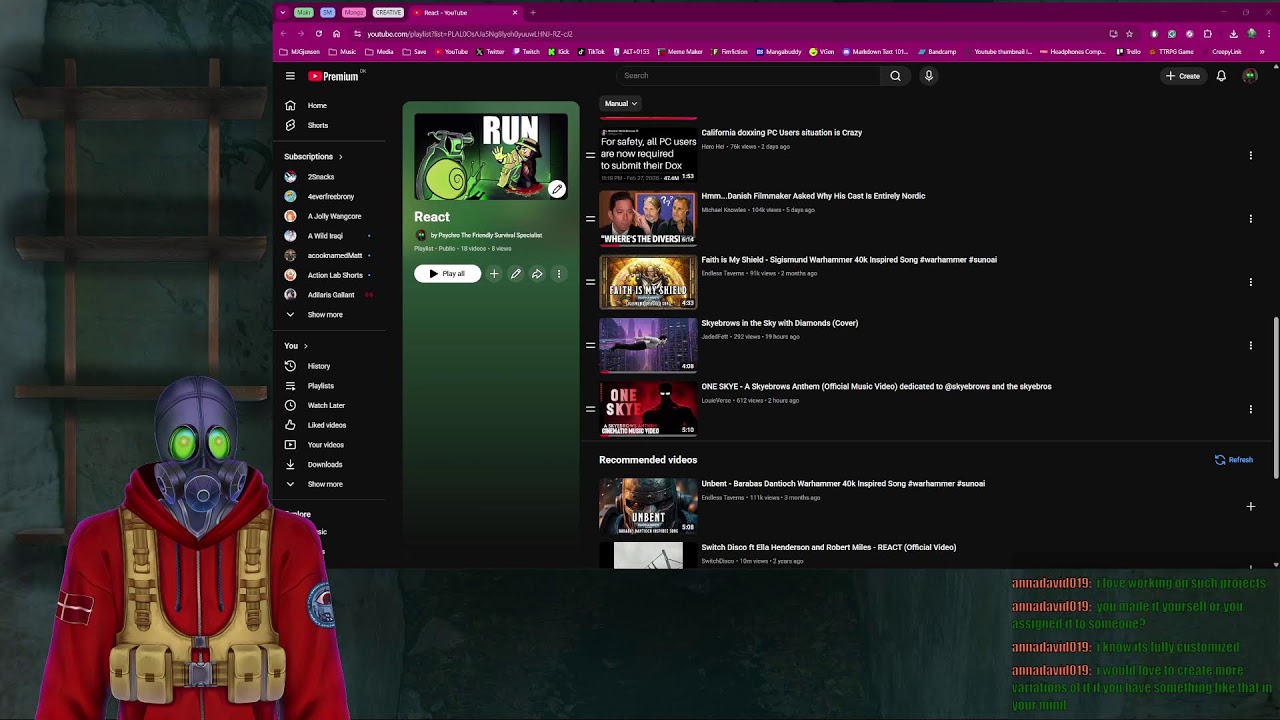 Psychro shenanigans (Yap, react, game)  - Multistreaming - #Vtuber