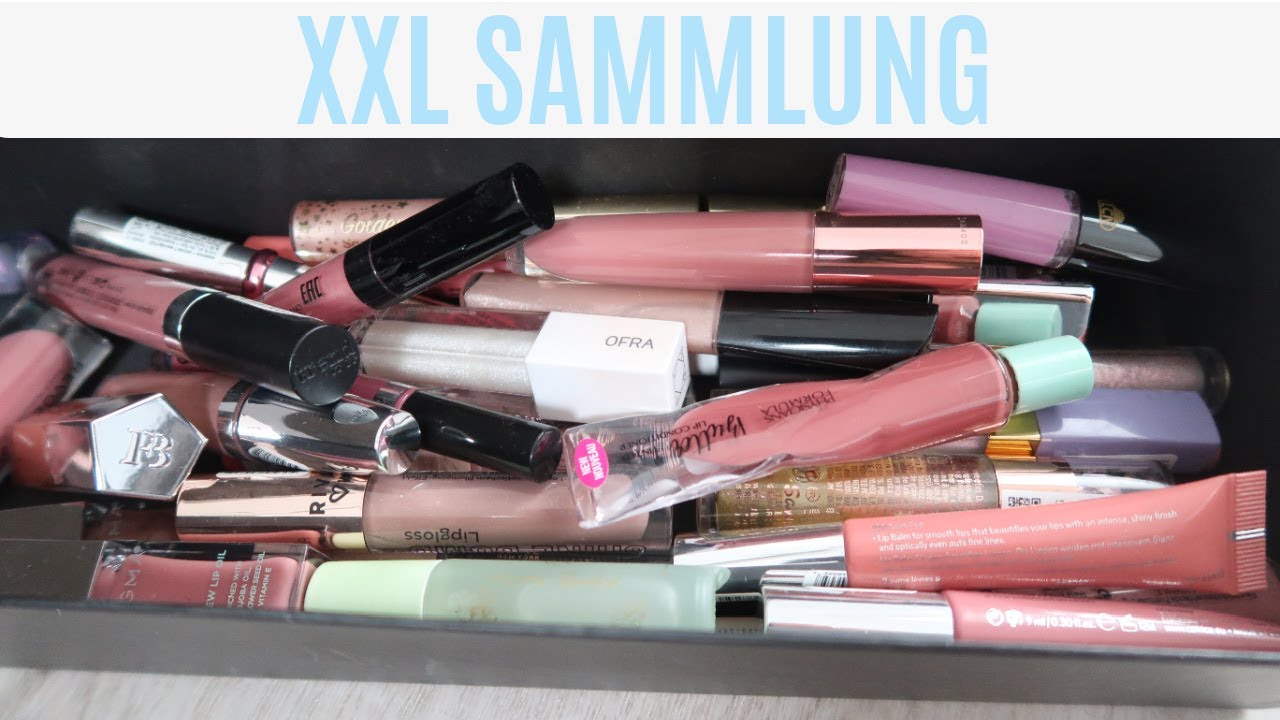XL LIPGLOSS SAMMLUNG + aussortieren