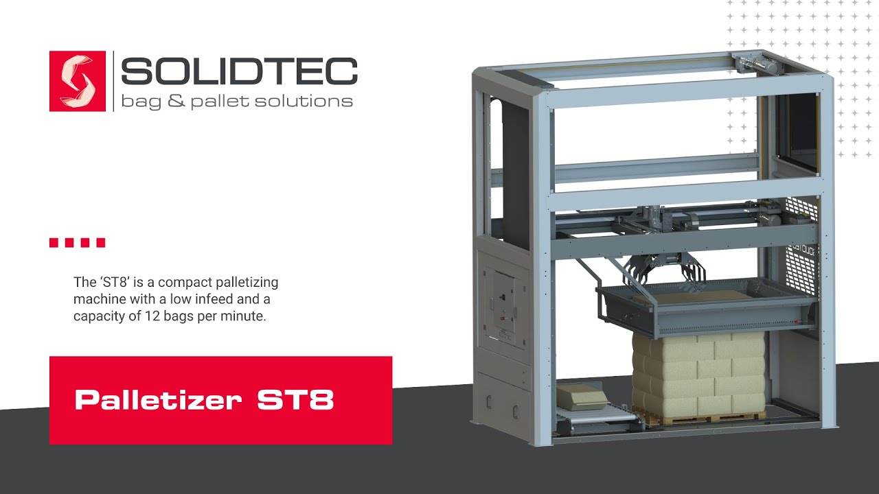 ST8 low infeed palletizer - Solidtec