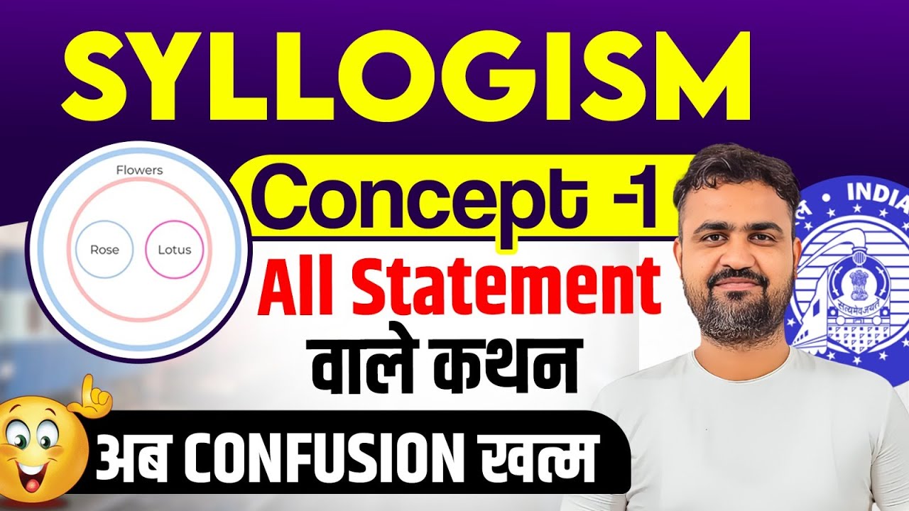 SYLLOGISM Concept -1 All Statement वाले कथन अब CONFUSION खत्म #sciencemagnet