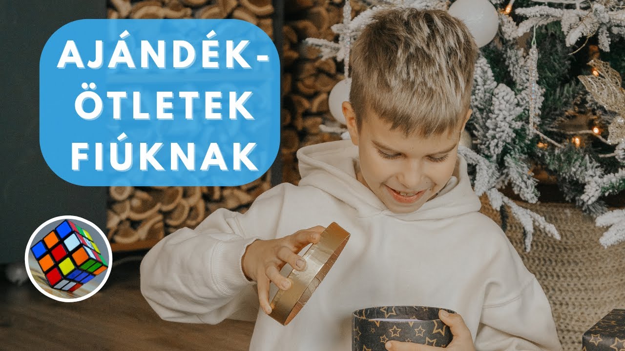 🎁 TOP ajándékok fiúknak: logika, kreativitás, élmények!