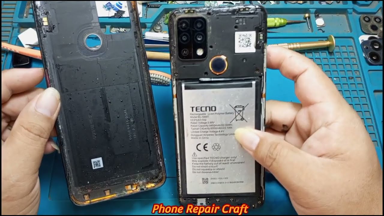 Tecno Pova Battery Replacement ! Phone Battery Change
