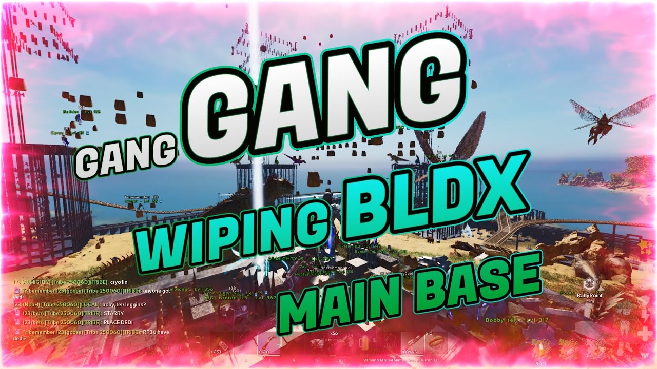 Wiping BLDX Main Base 2163 | Gang Gang | Ark Ascended Official PvP