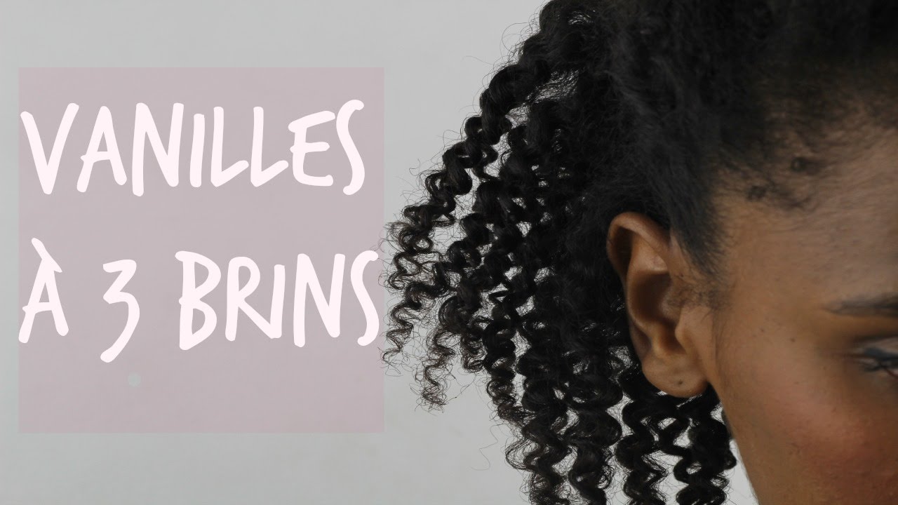 Vanilles à 3 brins / boucles super définies sur cheveux afro/naturels