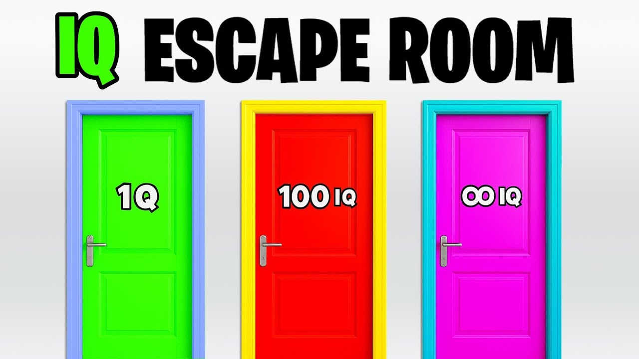 THE IQ TEST ESCAPE ROOM 🧠 FORTNITE