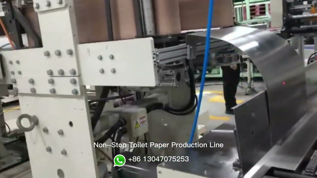 Our automatic toilet paper production line in South Korea