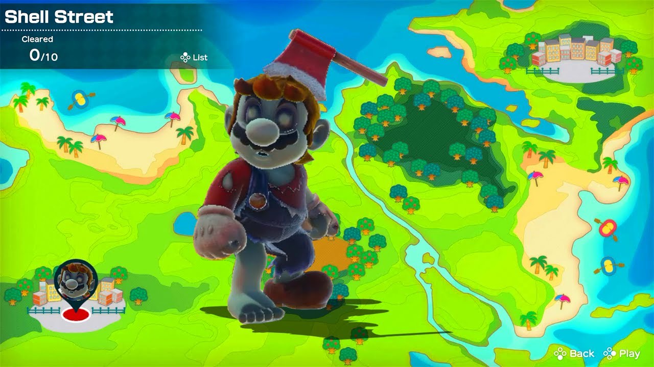 Super Mario Party - Challenge Road - Shell Street - Halloween Mario