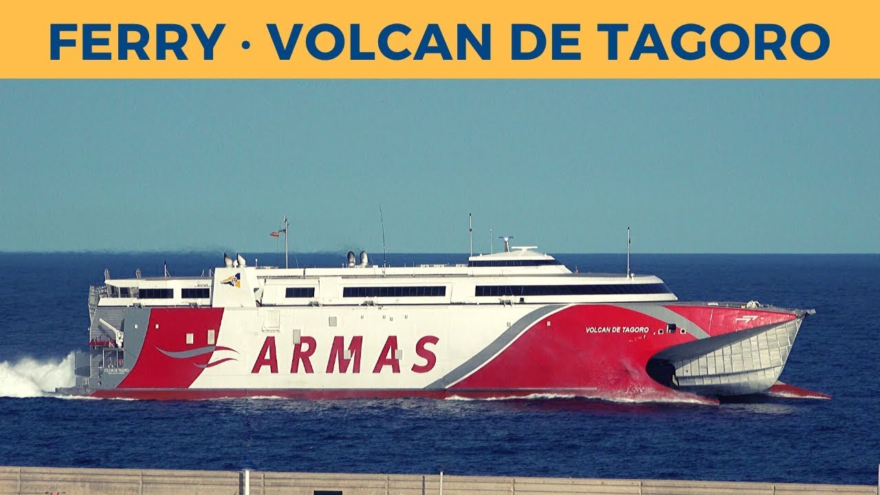 Passage on ferry VOLCAN DE TAGORO, Las Palmas - Santa Cruz de Tenerife (Armas)
