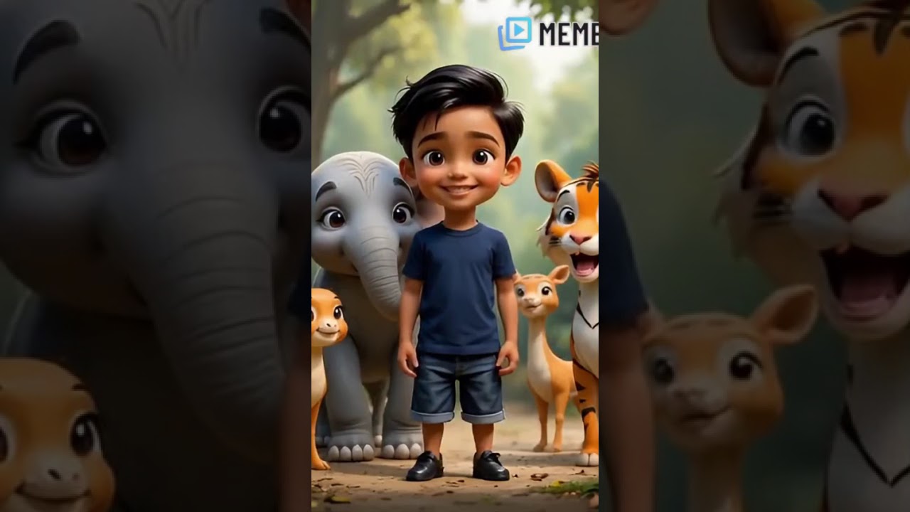 Animal friends is celebrating Dhaivansh Birthday 🎂🎇🎂;