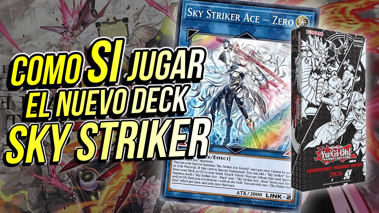 😱Como SI JUGAR SKY STRIKER Post STRUCTURE DECK Legendary Modern🔥