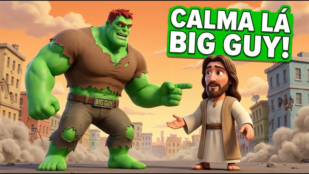 HULK ENCONTRA JESUS! 😱 | Música Infantil Cristã