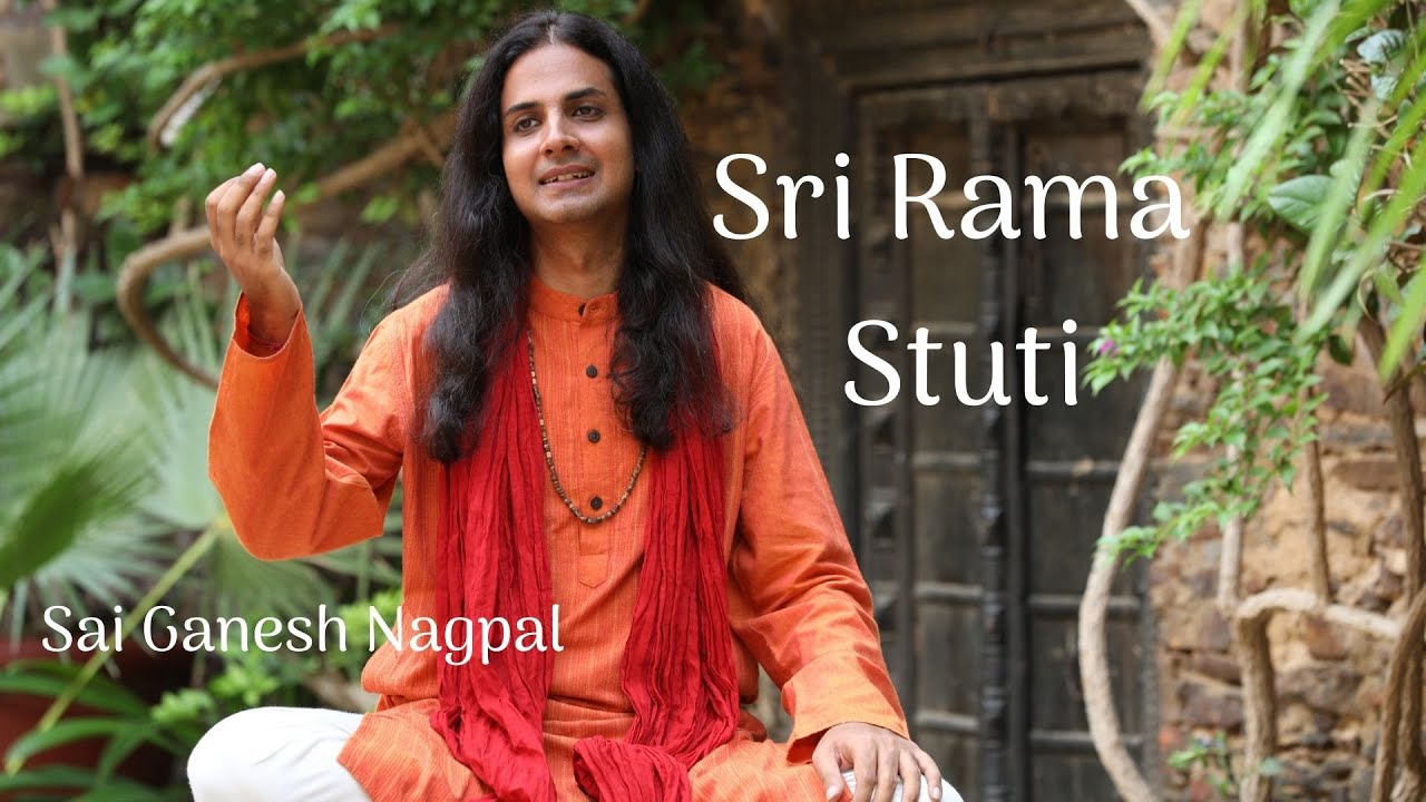 SRI RAM STUTI (With Lyrics) | Sai Ganesh Nagpal | Sri Ramachandra Kripalu | Sanskrit Devotional