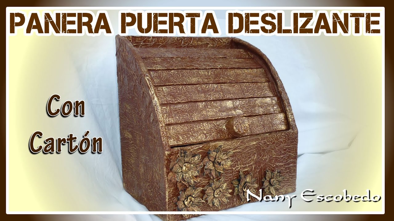 PANERA PUERTA DESLIZANTE CON CARTÓN