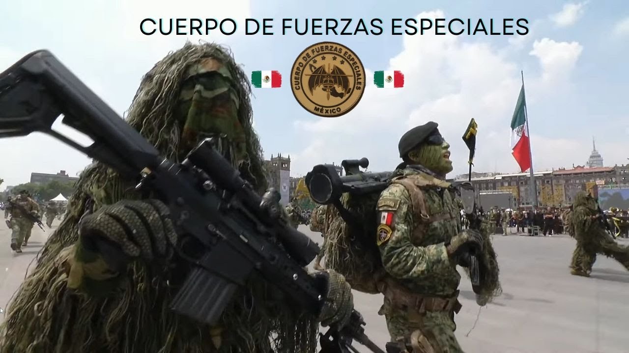 Desfile Militar Mexicano 2024 - CUERPO DE FUERZAS ESPECIALES