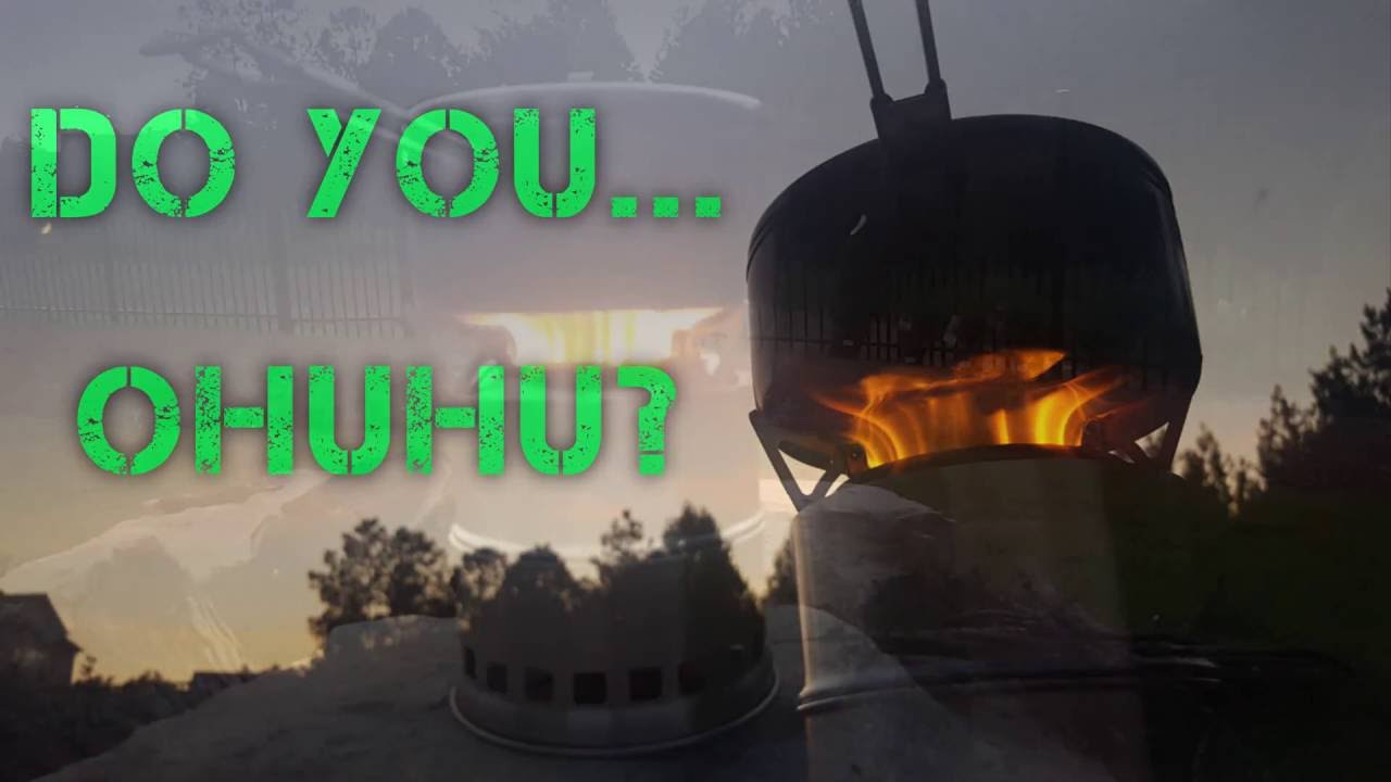 Ohuhu Stainless Steel Wood Gasifier Stove - First Burn!