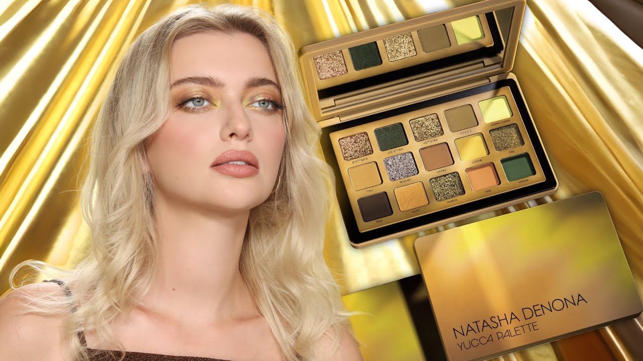 Pierwsze wrażenie YUCCA PALETTE od @NatashaDenona  / Look oblany złotem! | BeutyBoy Władek