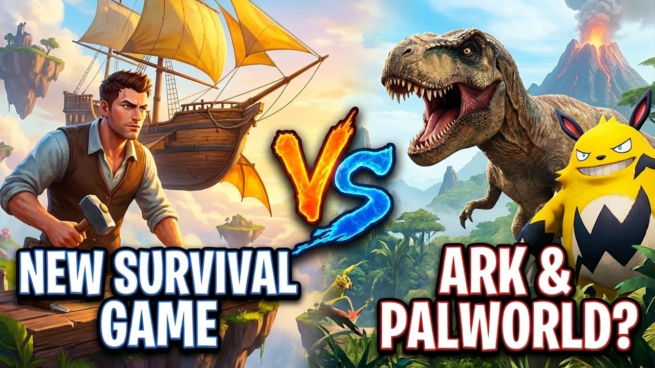 This New Survival Game Combines Ark, Palworld, and Airships!