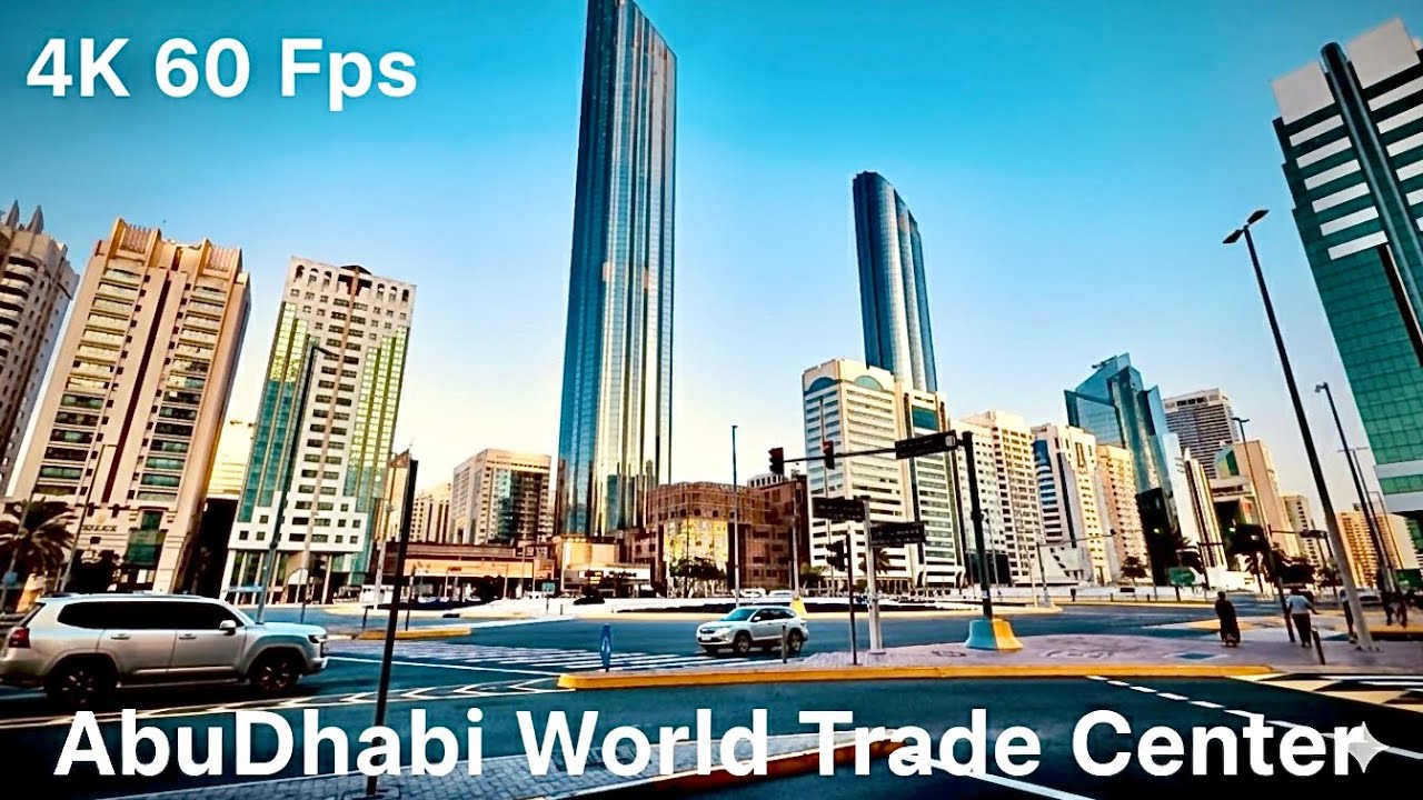 The Most STUNNING View in Abu Dhabi? 🇦🇪 World Trade Center Evening Walk [4K 60FPS] 