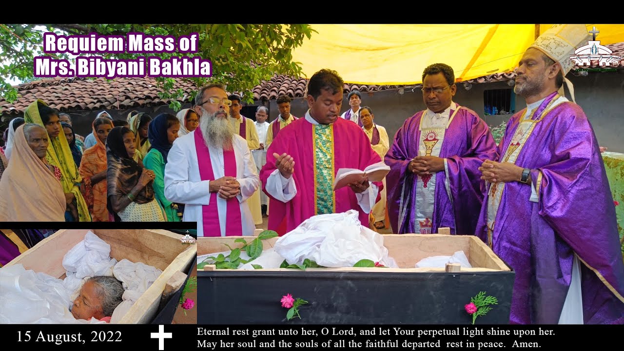 Requiem Mass of Mrs.Bibyani Bakhla( Mother of Fr. Pradeep Bakhla Daltonganj Dio.)Ramer Barikhajuri
