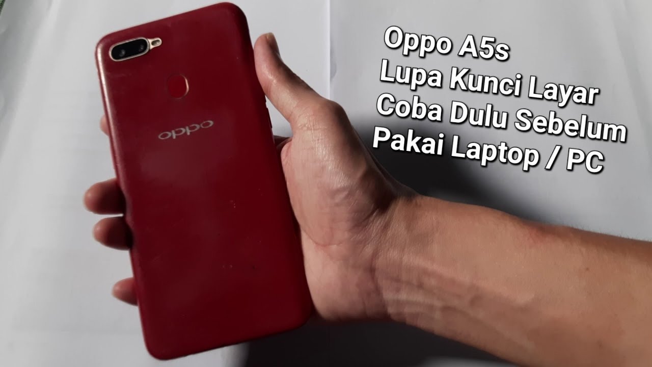 Oppo A5s - Lupa Kunci Layar