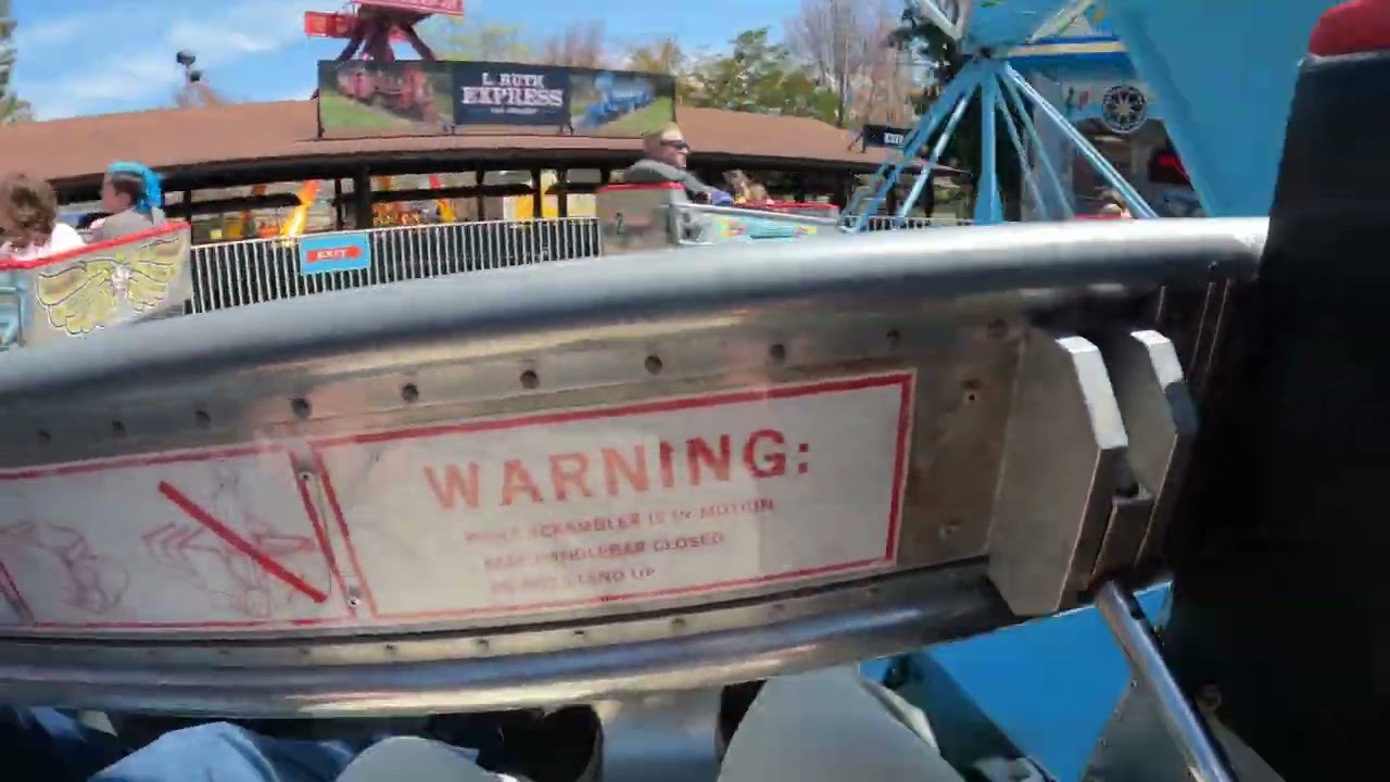 Scrambler On Ride POV. Waldameer Park Erie, PA. (Featuring InsaneCoasterJunkie)