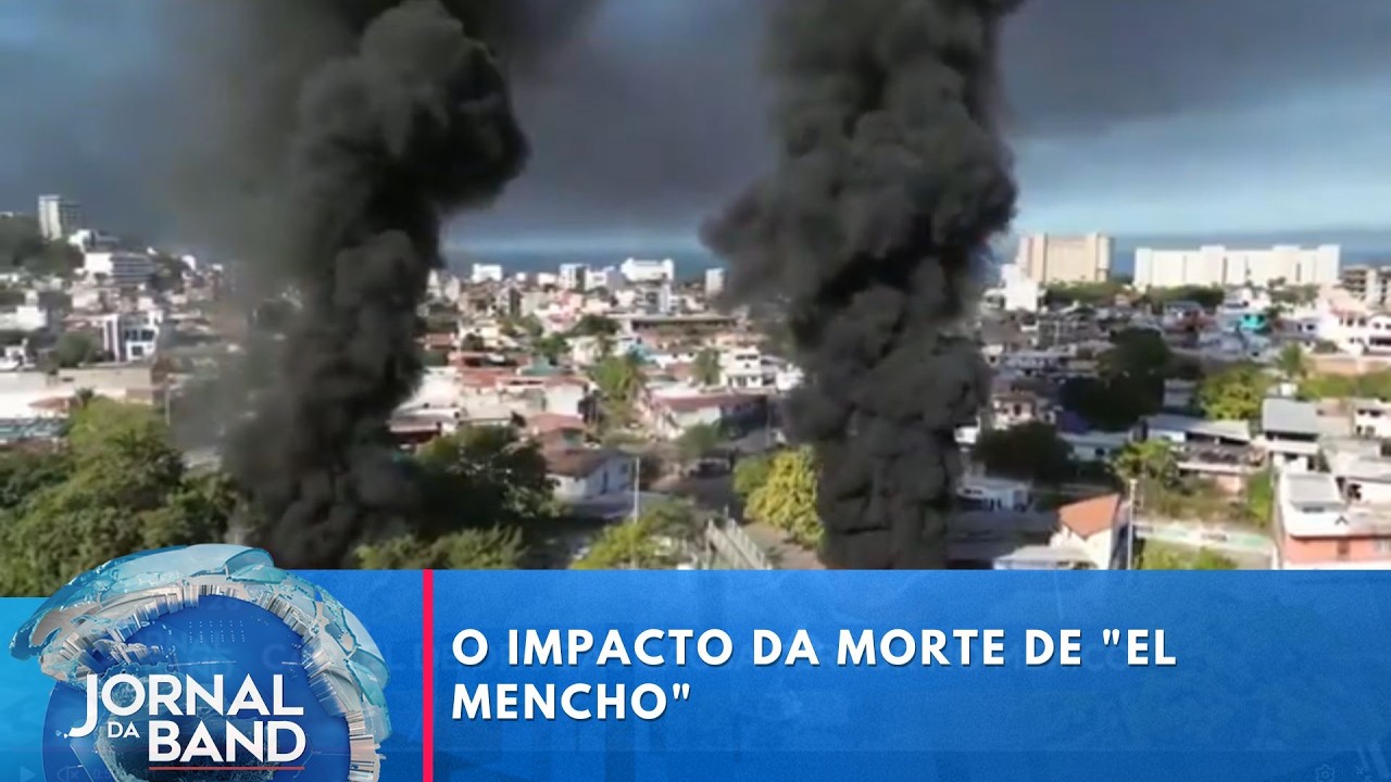 Morte do principal traficante do méxico causa caos no país | Jornal da Band