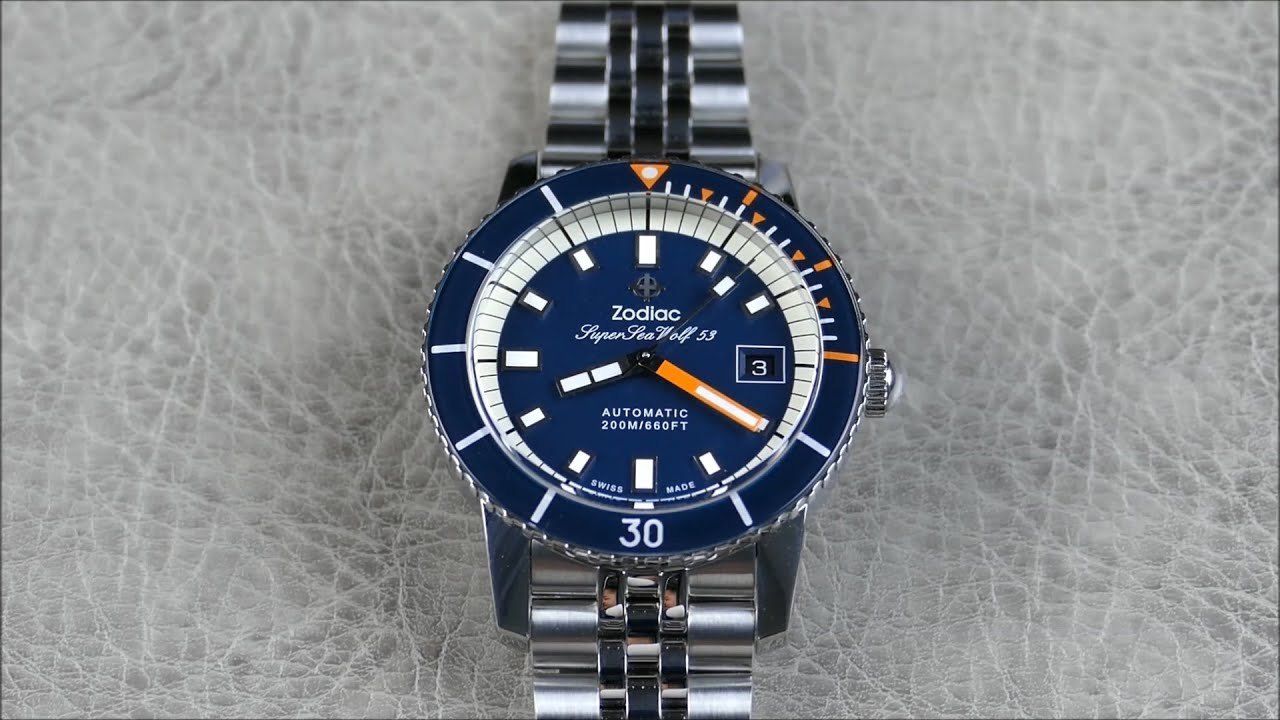 On the Wrist, from off the Cuff: Zodiac – Super Sea Wolf 53, Vintage Inspired Diver Done Right