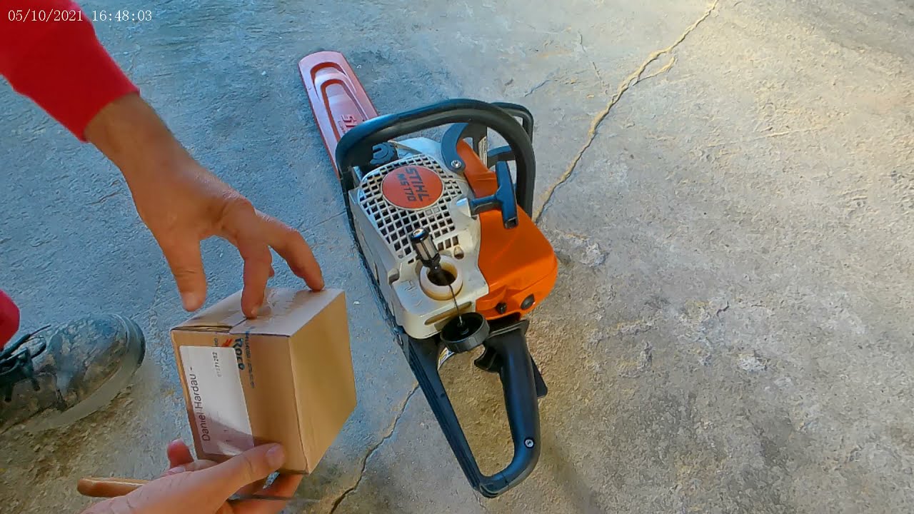Schimbare filtru benzina drujba Stihl MS 170
