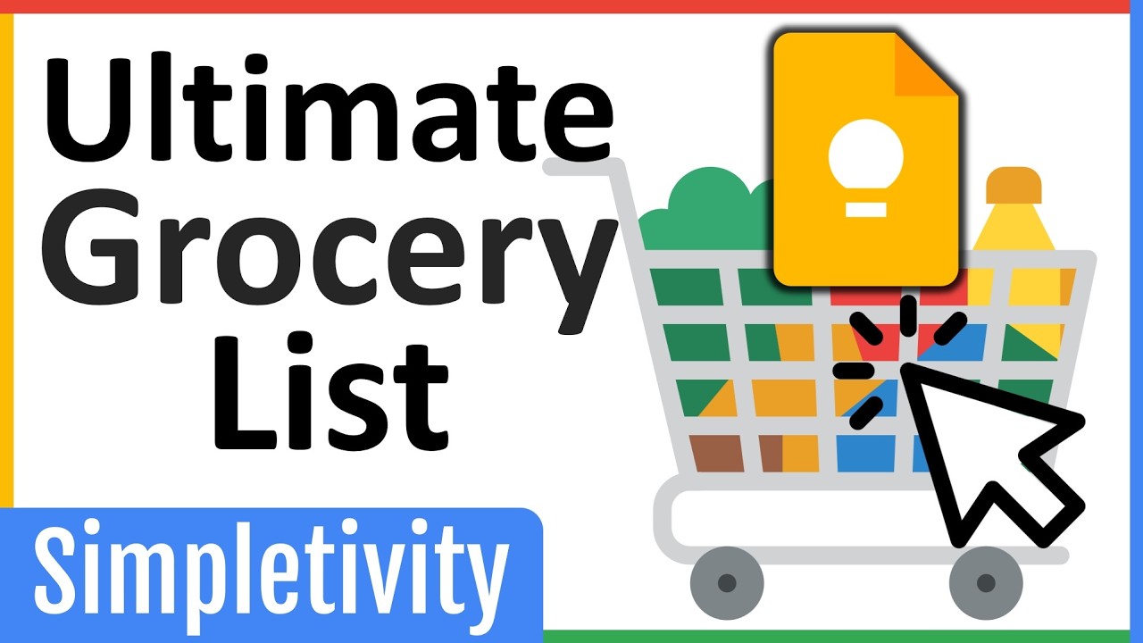 Ultimate Shopping List in Google Keep (so easy to use!)