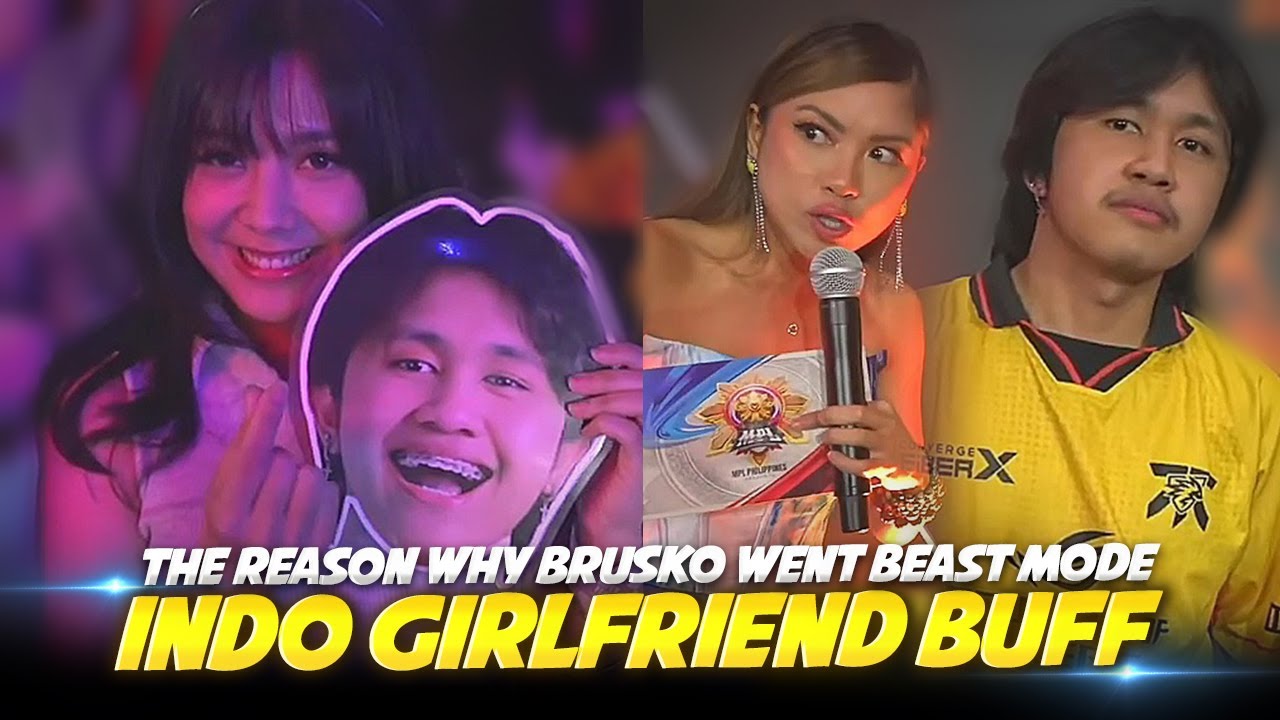 Brusko Beautiful BUFF from INDONESIA Came to MPL PH just to support Him