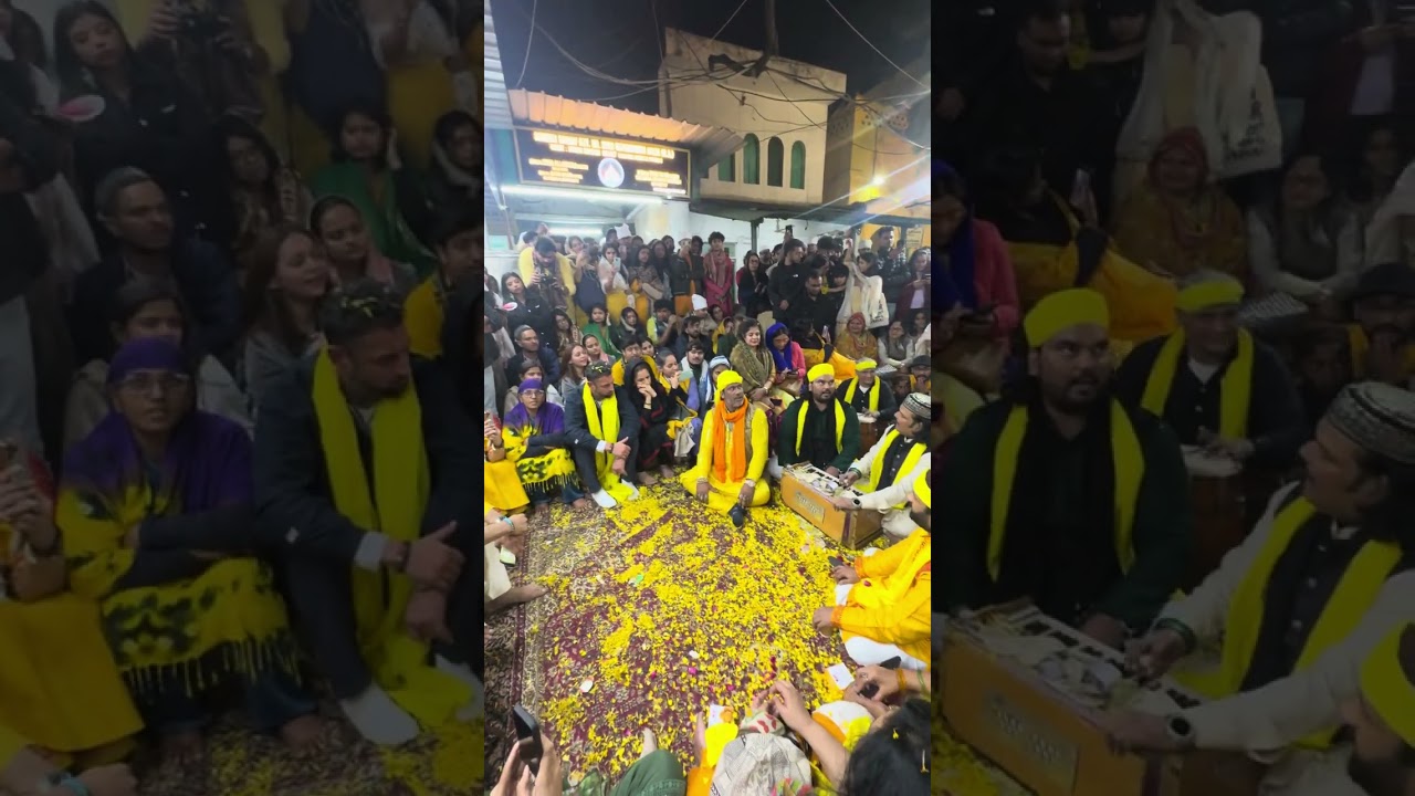 Khawaja mere Khawaja 2nd part of Basant celebration at Hazrat Nizamuddin DARGA at Basant PANCHAMI  