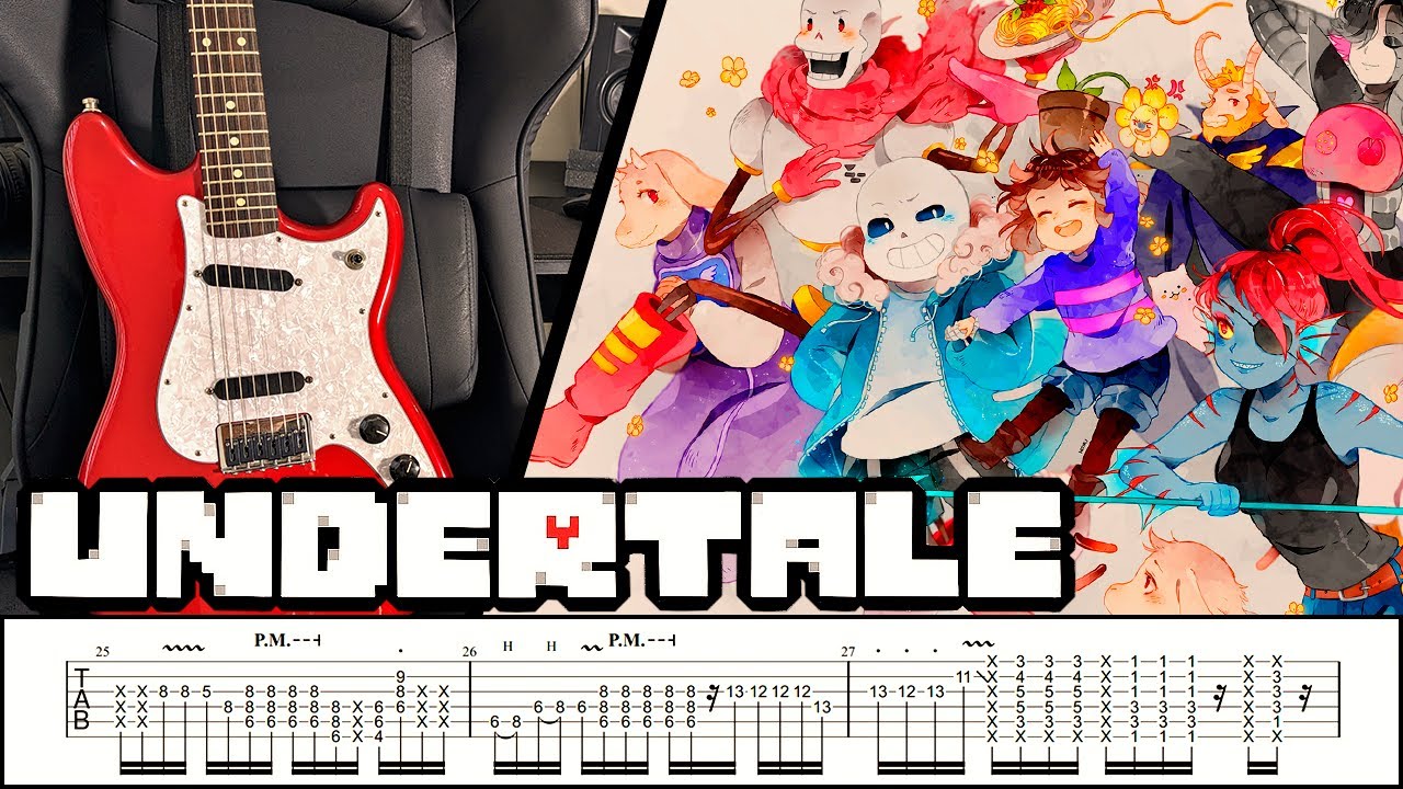 [TABS] Undertale OST【MEGALOVANIA 】Guitar Cover
