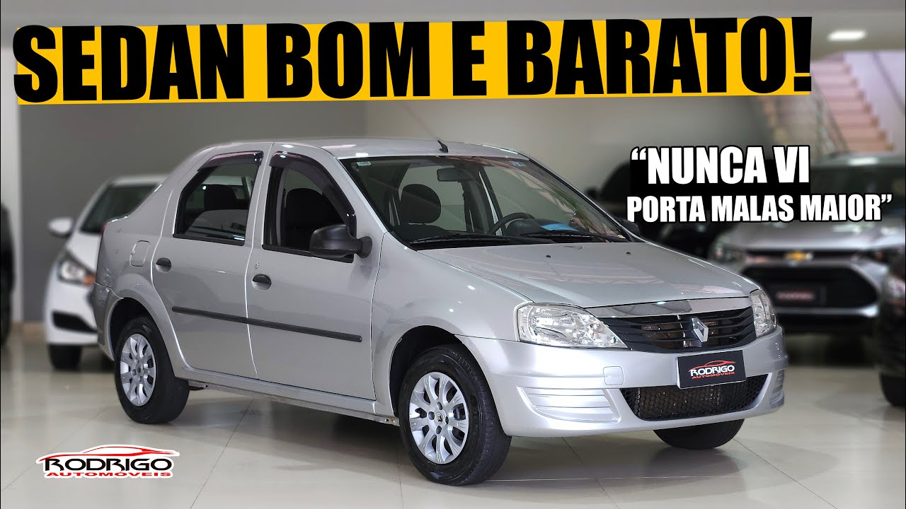 O MELHOR SEDAN POR R$ 25 MIL! Renault Logan 2012 segundo dono MUITO NOVO na Rodrigo Automóveis!