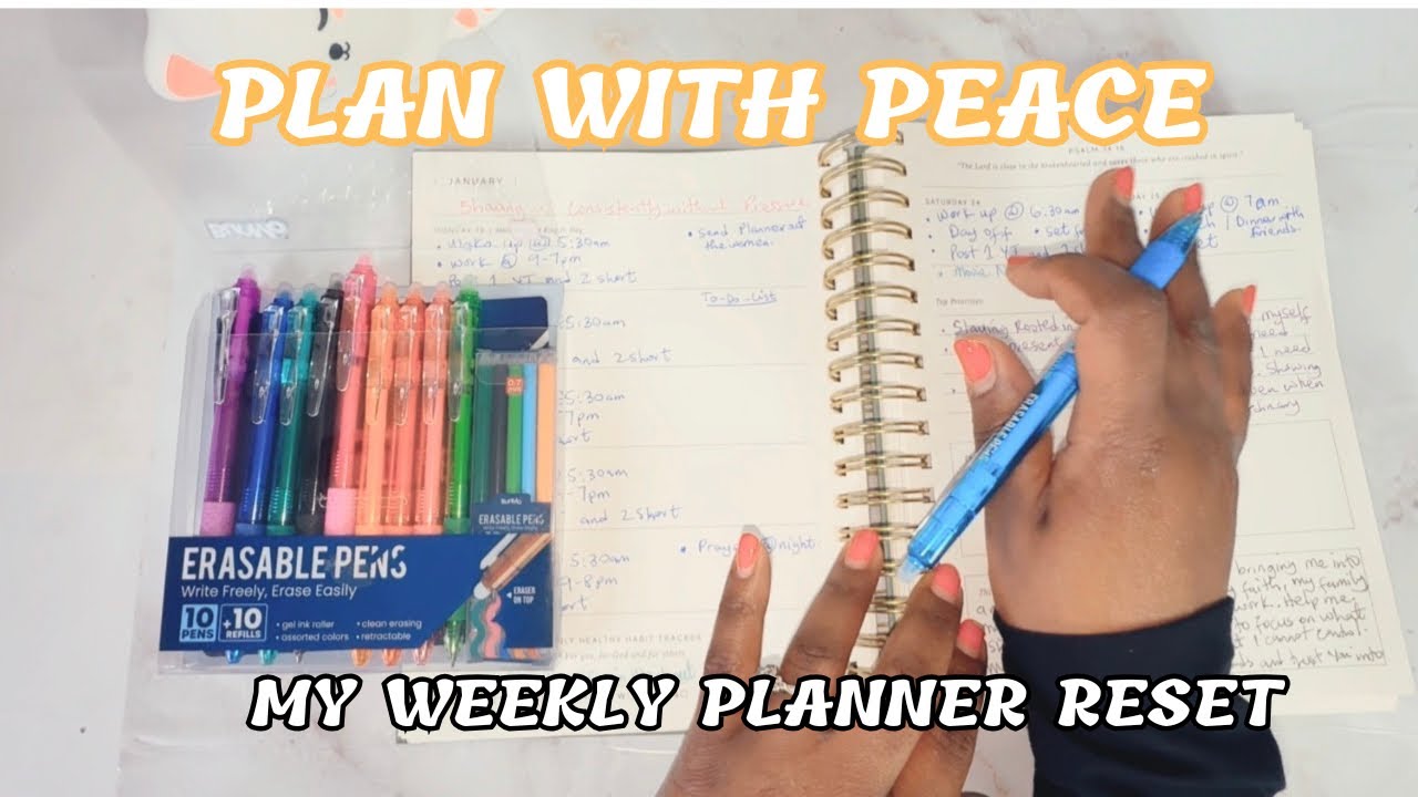 Planning My Week With Faith & Intention | Faithful Planner