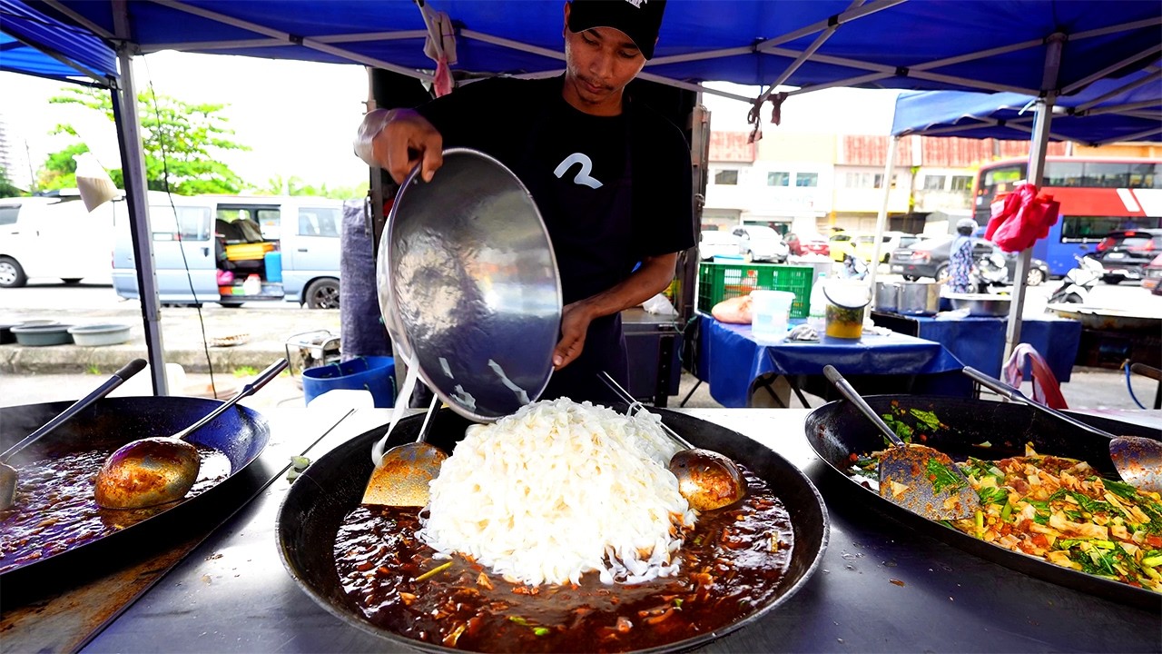 Street Food Explosion in Malaysia 🇲🇾 | Pasar Malam Overload!