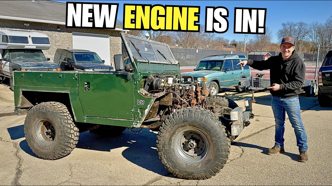 We Put the Worst Possible Engine in our Lightweight Series Land Rover