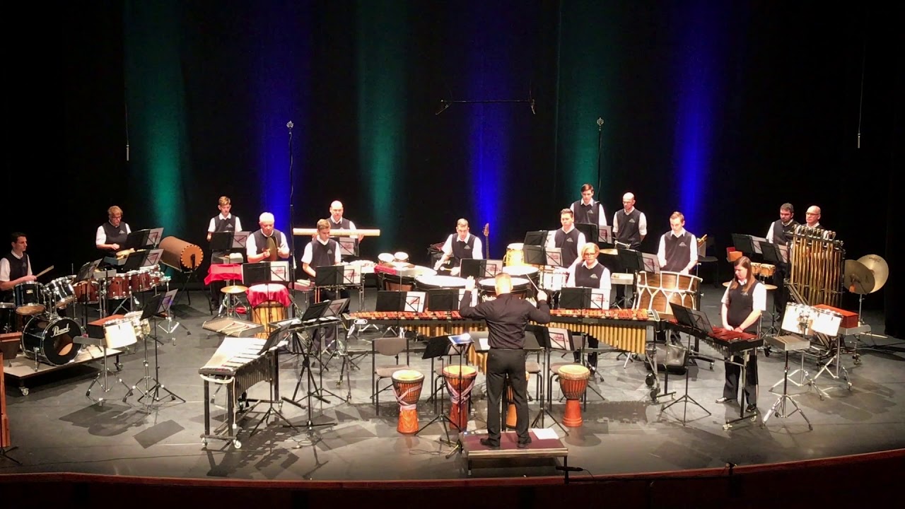 Slagwerkgroep Ons Genoegen op Concours in Hoogeveen 2019
