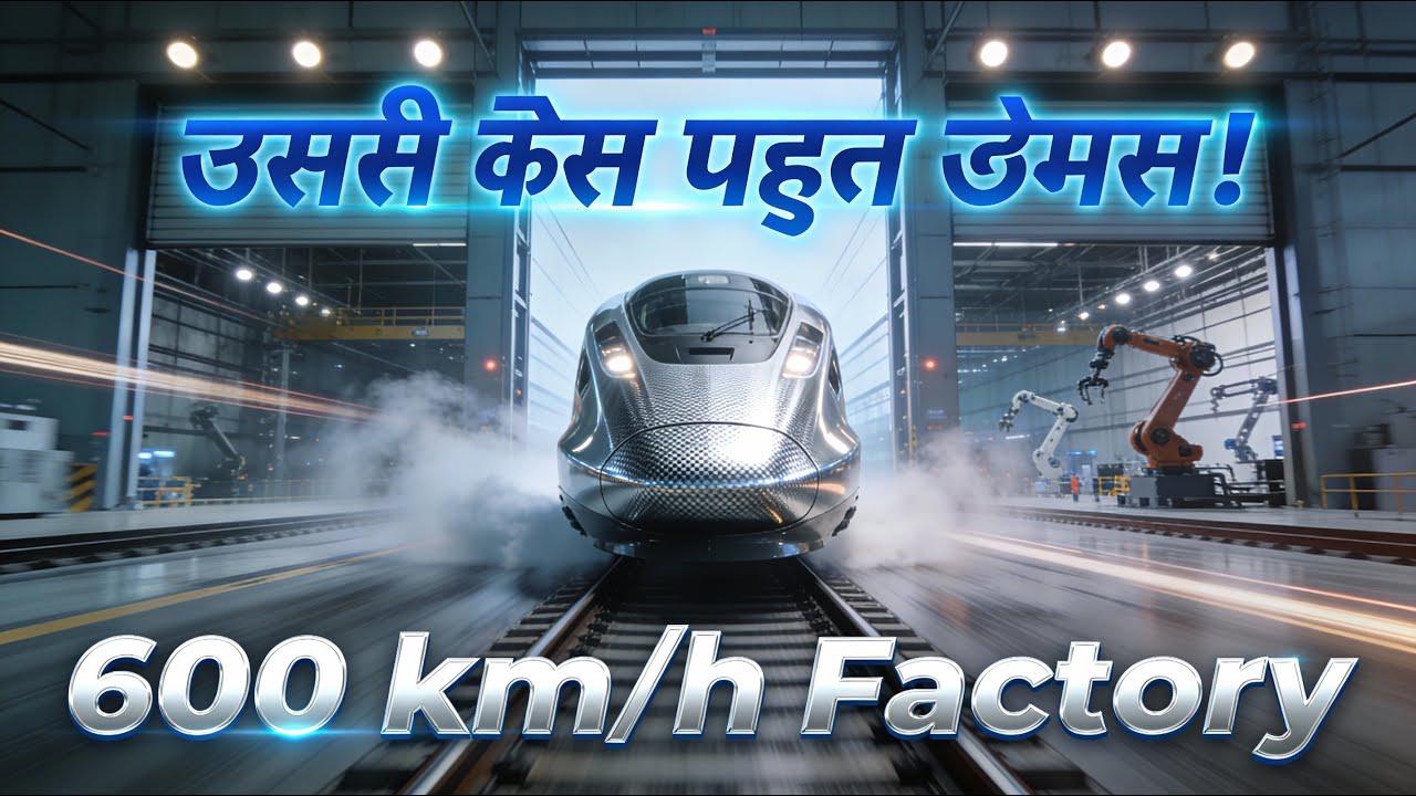 दुनिया की सबसे तेज़ बुलेट ट्रेन कैसे बनती है? | 600 km/h Bullet Train Factory Inside